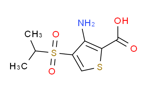 CAS No. 175201-89-5, 3-Amino-4-(isopropylsulfonyl)thiophene-2-carboxylic acid
