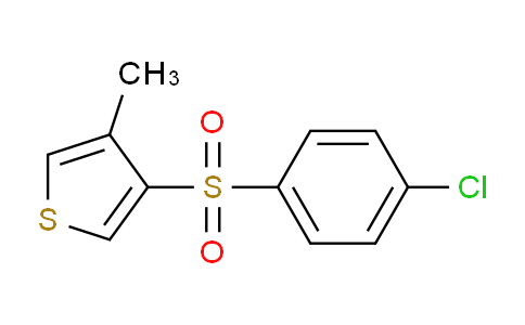 CAS No. 175202-24-1, 3-[(4-Chlorophenyl)sulfonyl]-4-methylthiophene