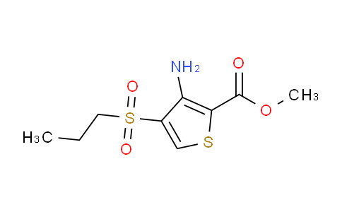 CAS No. 175201-74-8, Methyl 3-amino-4-(propylsulfonyl)thiophene-2-carboxylate