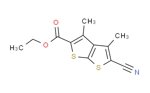 CAS No. 175202-57-0, Ethyl 5-cyano-3,4-dimethylthieno[2,3-b]thiophene-2-carboxylate