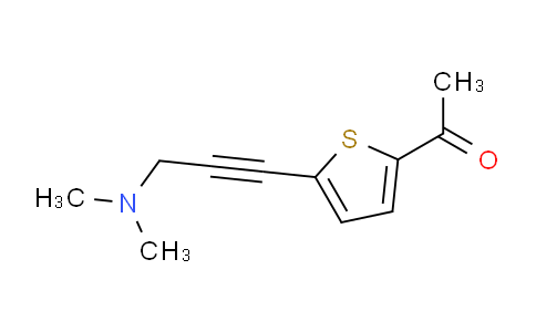 CAS No. 175203-63-1, 1-(5-(3-(Dimethylamino)prop-1-yn-1-yl)thiophen-2-yl)ethanone