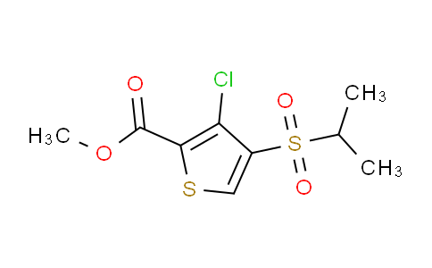 CAS No. 175201-99-7, Methyl 3-chloro-4-(isopropylsulfonyl)thiophene-2-carboxylate