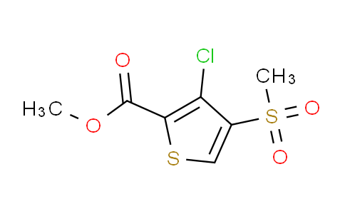 CAS No. 175201-76-0, Methyl 3-chloro-4-(methylsulfonyl)thiophene-2-carboxylate