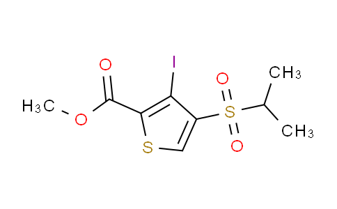 CAS No. 175201-88-4, Methyl 3-iodo-4-(isopropylsulfonyl)thiophene-2-carboxylate