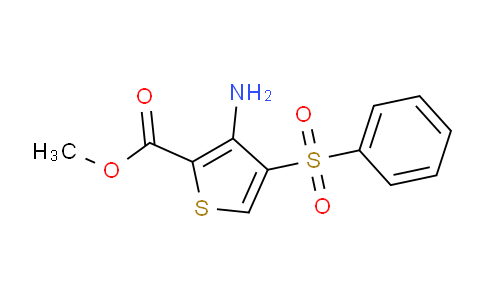 CAS No. 175201-55-5, Methyl 3-amino-4-(phenylsulfonyl)thiophene-2-carboxylate