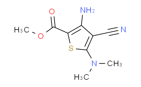 CAS No. 175202-32-1, Methyl 3-amino-4-cyano-5-(dimethylamino)thiophene-2-carboxylate