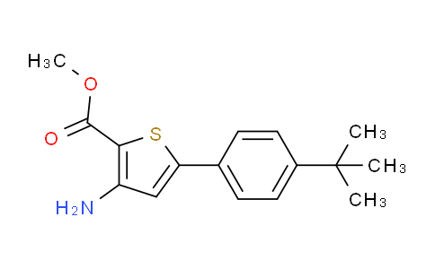 CAS No. 175201-46-4, Methyl 3-amino-5-(4-(tert-butyl)phenyl)thiophene-2-carboxylate
