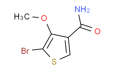 CAS No. 175201-53-3, 5-Bromo-4-methoxythiophene-3-carboxamide