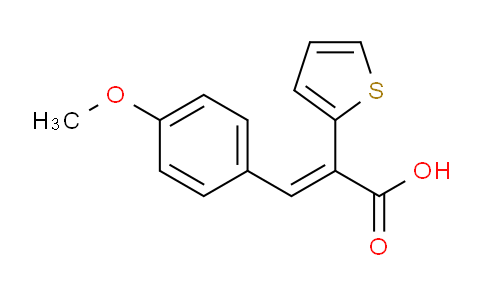 CAS No. 104314-01-4, (Z)-3-(4-methoxyphenyl)-2-(thiophen-2-yl)acrylic acid