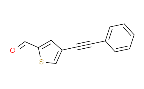 CAS No. 175203-58-4, 4-(Phenylethynyl)thiophene-2-carbaldehyde