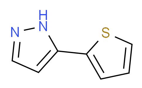 CAS No. 219863-71-5, 5-(Thiophen-2-yl)-1H-pyrazole