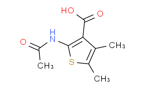 CAS No. 13130-40-0, 2-Acetamido-4,5-dimethylthiophene-3-carboxylic acid