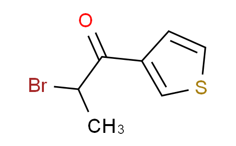 CAS No. 31648-17-6, 2-Bromo-1-(thiophen-3-yl)propan-1-one