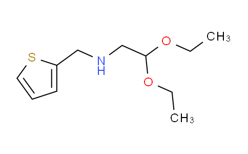 CAS No. 113825-05-1, 2,2-Diethoxy-N-(thiophen-2-ylmethyl)ethanamine