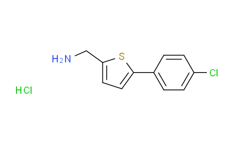 CAS No. 1166853-02-6, (5-(4-Chlorophenyl)thiophen-2-yl)methanamine hydrochloride