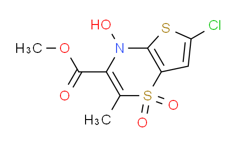 CAS No. 70415-50-8, 6-Chloro-4-hydroxy-2-methyl-2H-thieno[2,3-e]-1,2-thiazine-3-carboxylic acid methyl ester 1,1-dioxide