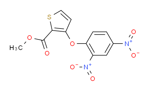 CAS No. 104636-76-2, Methyl 3-(2,4-dinitrophenoxy)thiophene-2-carboxylate