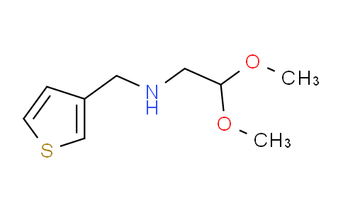 CAS No. 58754-97-5, 2,2-Dimethoxy-N-(thiophen-3-ylmethyl)ethanamine