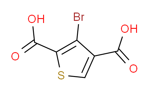 CAS No. 57233-98-4, 3-Bromothiophen-2,4-dicarboxylic acid