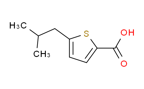 CAS No. 5681-91-4, 5-(2-methylpropyl)thiophene-2-carboxylic acid