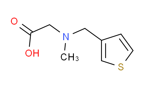 CAS No. 1154635-60-5, 2-{methyl[(thiophen-3-yl)methyl]amino}acetic acid
