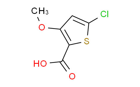 CAS No. 62910-69-4, 5-chloro-3-methoxythiophene-2-carboxylic acid