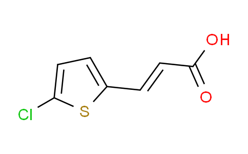 CAS No. 69193-39-1, (2E)-3-(5-chlorothiophen-2-yl)prop-2-enoic acid