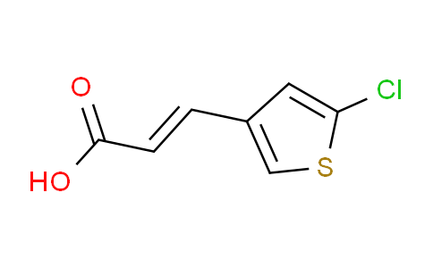 CAS No. 75754-89-1, (2E)-3-(5-chlorothiophen-3-yl)prop-2-enoic acid