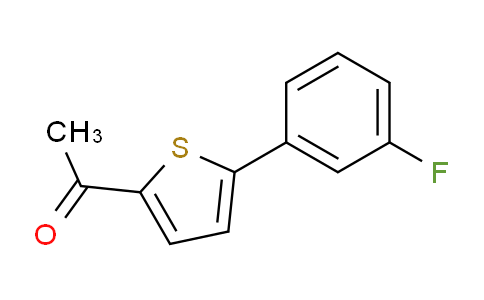 CAS No. 893735-08-5, 1-(5-(3-Fluorophenyl)thiophen-2-yl)ethanone