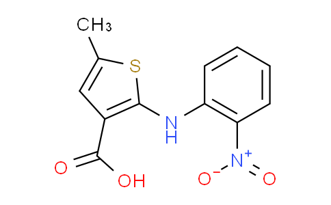 CAS No. 1231161-31-1, 5-Methyl-2-[(2-nitrophenyl)aMino]-3-thiophenecarboxylic Acid