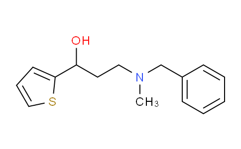 CAS No. 138760-50-6, 3-[benzyl(methyl)amino]-1-(thiophen-2-yl)propan-1-ol