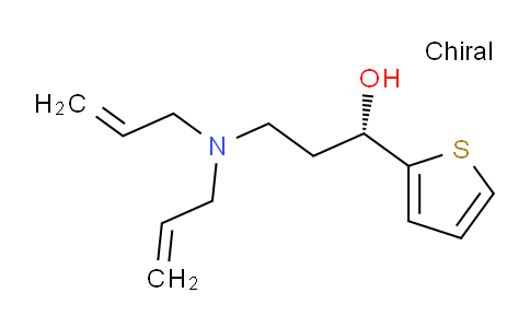 CAS No. 1374030-94-0, (1S)-3-[bis(prop-2-en-1-yl)amino]-1-(thiophen-2-yl)propan-1-ol