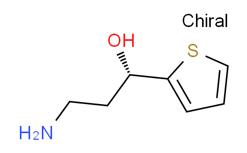 CAS No. 1045348-04-6, (1S)-3-amino-1-(thiophen-2-yl)propan-1-ol