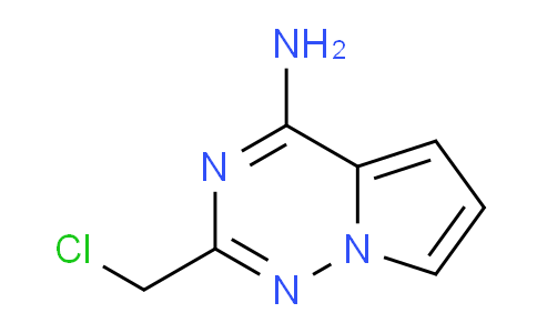 CAS No. 1495062-99-1, 2-(chloromethyl)pyrrolo[2,1-f][1,2,4]triazin-4-amine