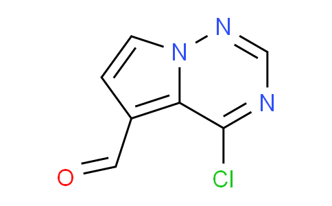 CAS No. 859854-70-9, 4-chloropyrrolo[2,1-f][1,2,4]triazine-5-carbaldehyde