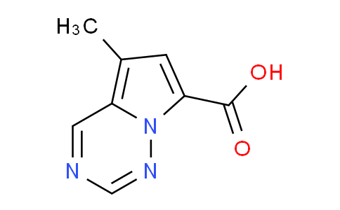 CAS No. 1546150-28-0, 5-methylpyrrolo[2,1-f][1,2,4]triazine-7-carboxylic acid