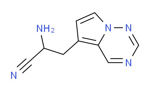 CAS No. 2092670-62-5, 2-amino-3-{pyrrolo[2,1-f][1,2,4]triazin-5-yl}propanenitrile
