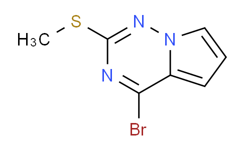 CAS No. 1823371-80-7, 4-bromo-2-(methylsulfanyl)pyrrolo[2,1-f][1,2,4]triazine
