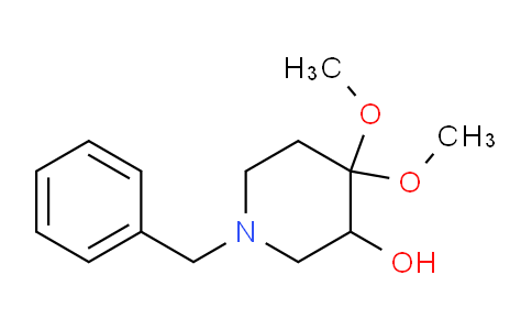 CAS No. 83763-31-9, 4,4-Dimethoxy-1-(phenylmethyl)piperidin-3-ol