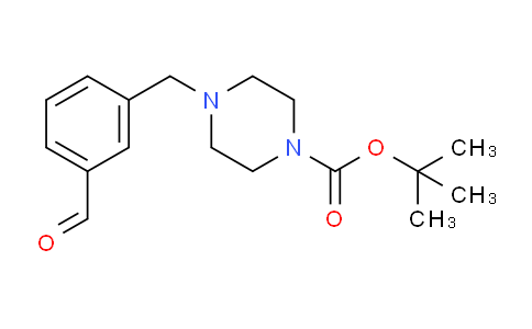 CAS No. 850375-08-5, Tert-butyl 4-[(3-formylphenyl)methyl]piperazine-1-carboxylate