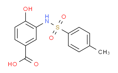 CAS No. 861782-65-2, 4-hydroxy-3-(4-methylphenylsulfonamido)benzoicacid