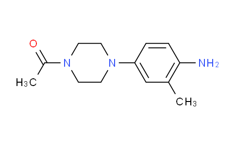 CAS No. 862686-09-7, 4-(4-Acetyl-piperazin-1-yl)-2-methylaniline