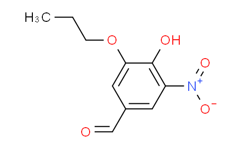 CAS No. 871085-51-7, 4-Hydroxy-3-nitro-5-propoxy-benzaldehyde