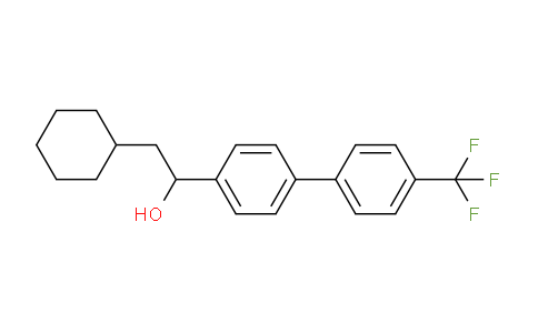CAS No. 871250-38-3, 2-Cyclohexyl-1-(4'-(trifluoromethyl)-[1,1'-biphenyl]-4-yl)ethanol