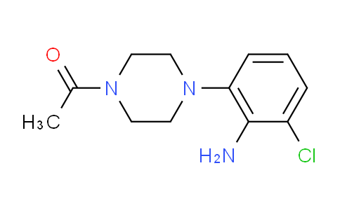 CAS No. 875576-30-0, 2-(4-Acetyl-piperazin-1-yl)-6-chloroaniline