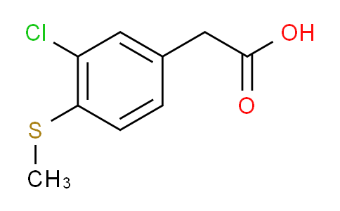 CAS No. 87776-75-8, 3-Chloro-4-(methylthio)phenylaceticacid