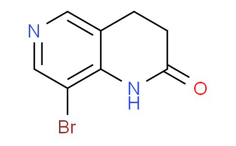 CAS No. 885271-02-3, 8-Bromo-3,4-dihydro-1,6-naphthyridin-2(1H)-one