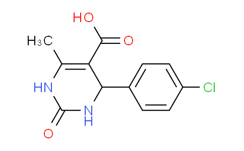 CAS No. 891190-52-6, 4-(4-Chlorophenyl)-6-methyl-2-oxo-1,2,3,4-tetrahydropyrimidine-5-carboxylic acid