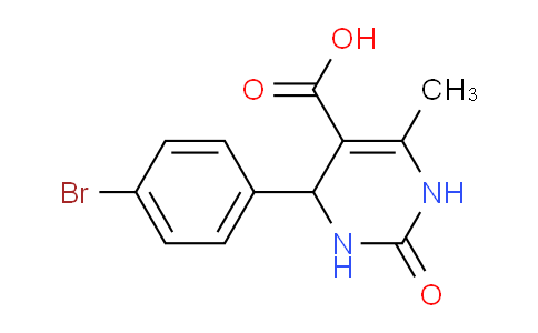 CAS No. 891190-54-8, 4-(4-Bromophenyl)-6-methyl-2-oxo-1,2,3,4-tetrahydropyrimidine-5-carboxylic acid