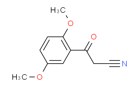 CAS No. 898787-03-6, 3-(2,5-Dimethoxyphenyl)-3-oxopropanenitrile